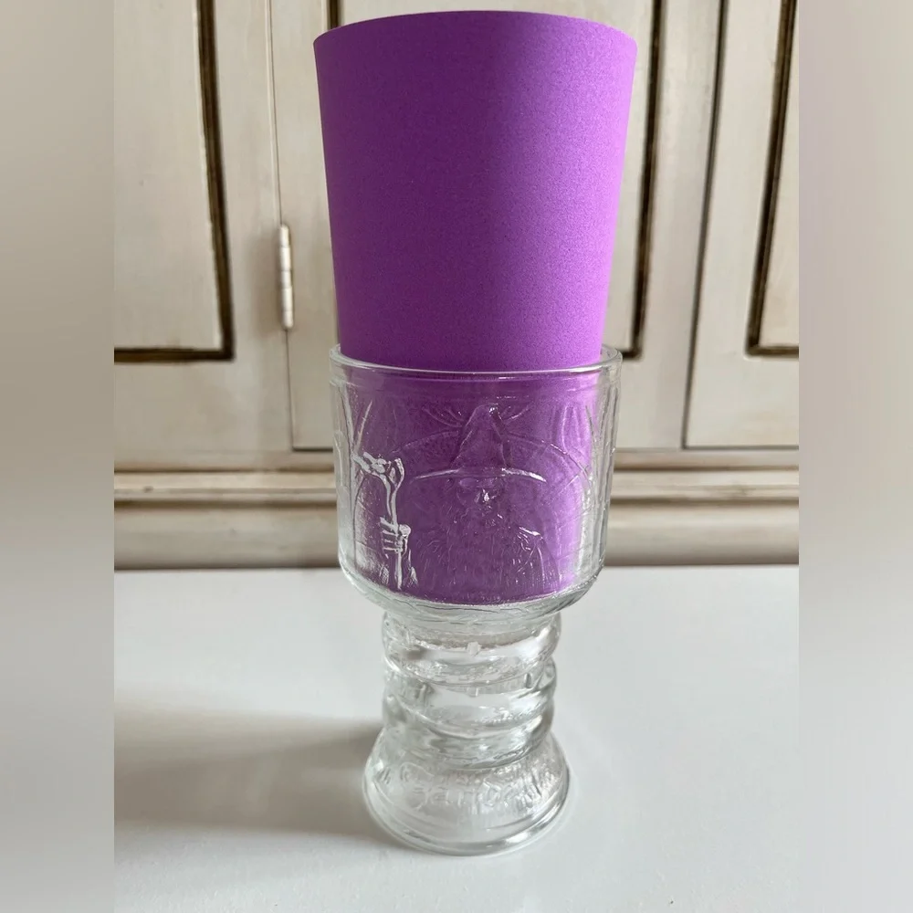 Vintage Lord of the Rings Gandalf the Wizard Glass Goblet Burger King 2001